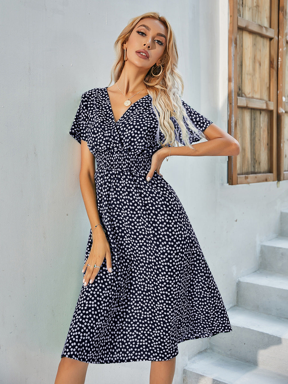 Robe à petites fleurs