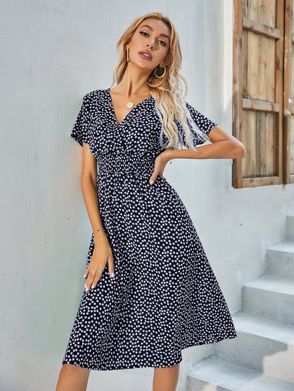 Robe à petites fleurs