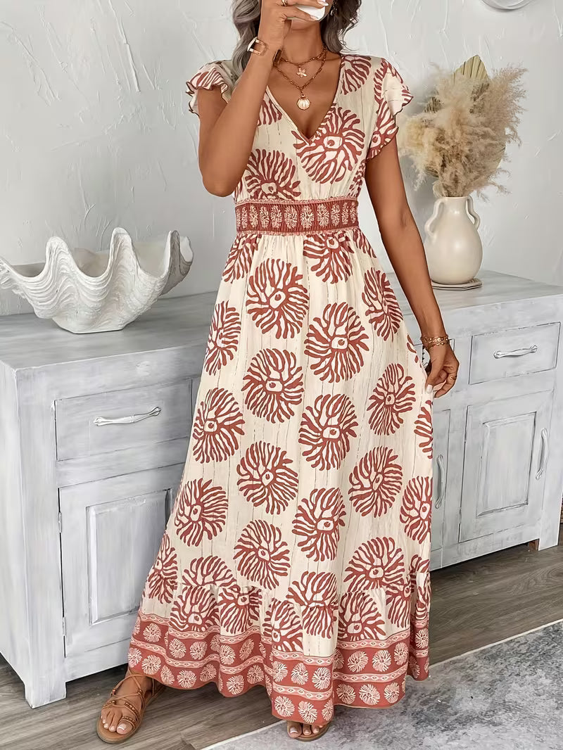 Robe à grande coupe évasée