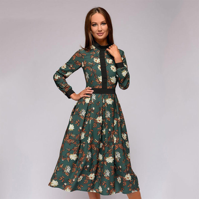 Robe avec coutures décoratives