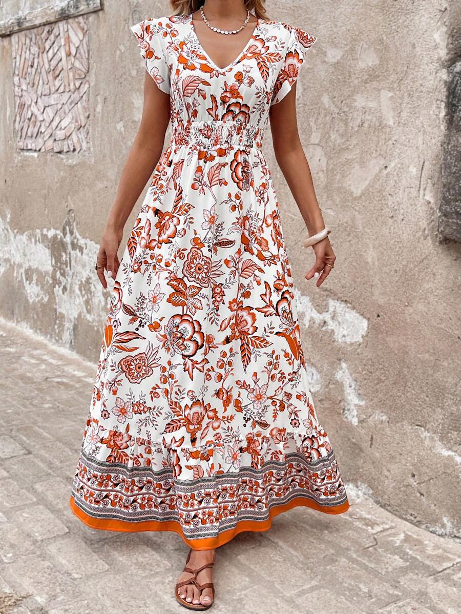 Robe à grande coupe évasée