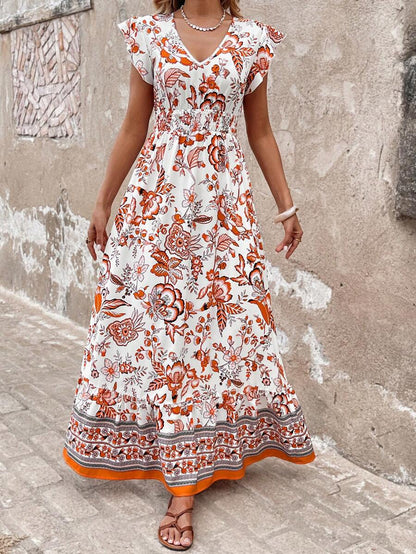 Robe à grande coupe évasée