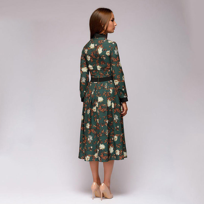 Robe avec coutures décoratives