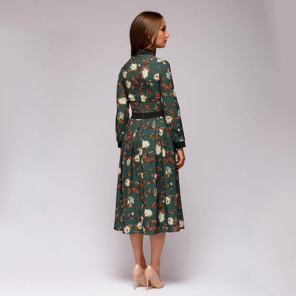 Robe avec coutures décoratives
