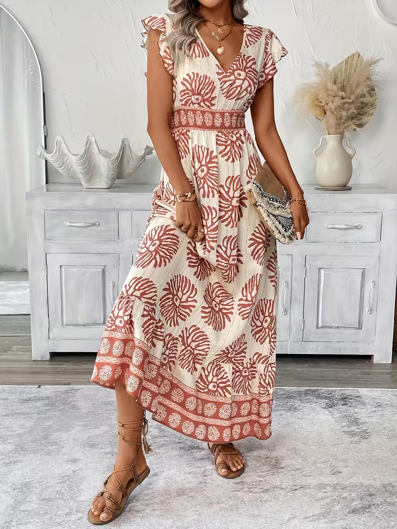 Robe à grande coupe évasée