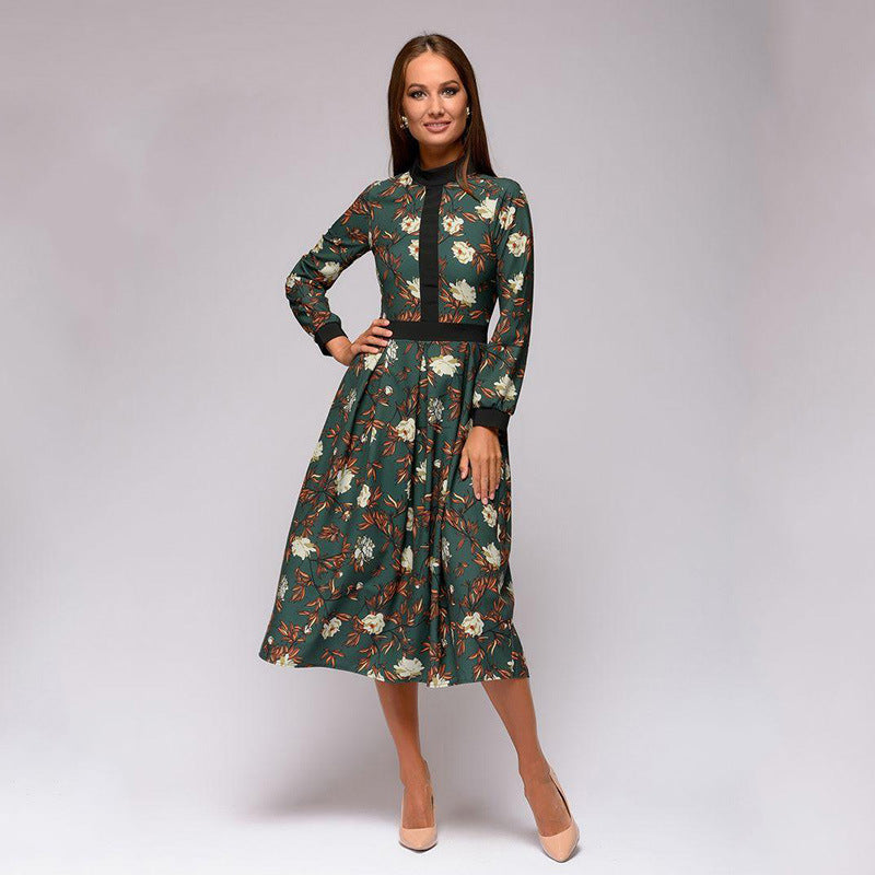 Robe avec coutures décoratives
