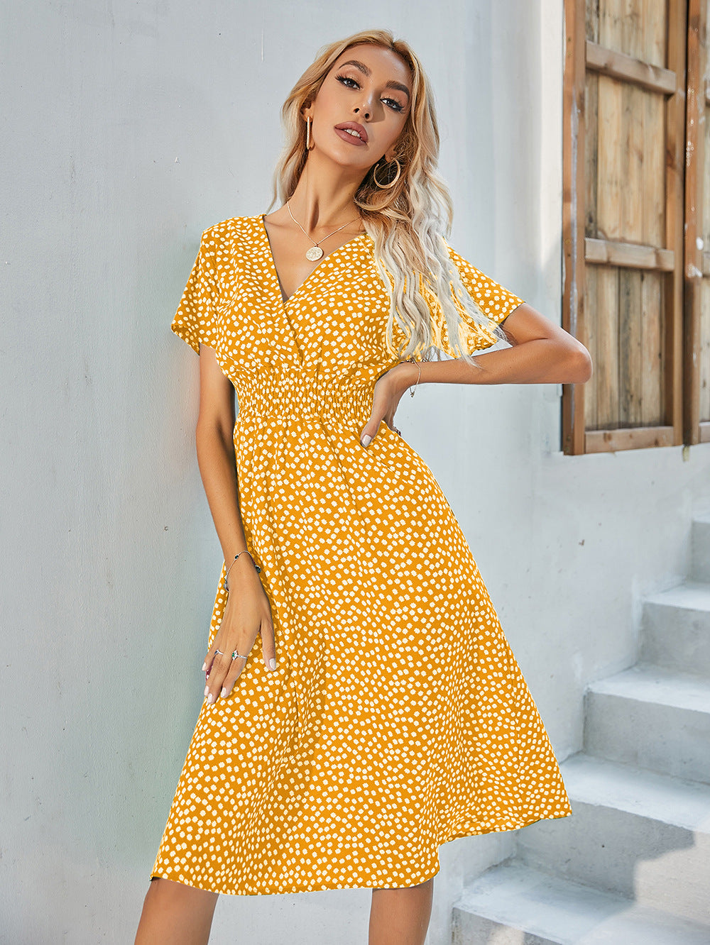 Robe à petites fleurs