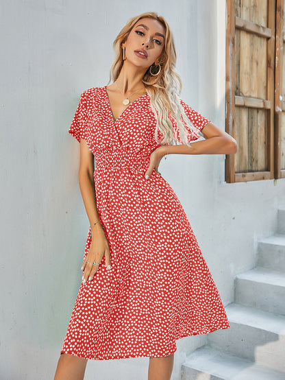 Robe à petites fleurs