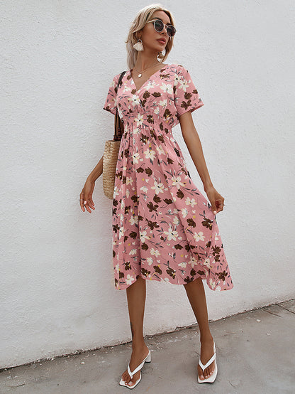 Robe à petites fleurs