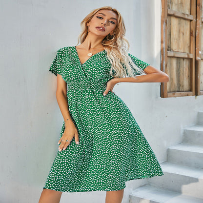 Robe à petites fleurs