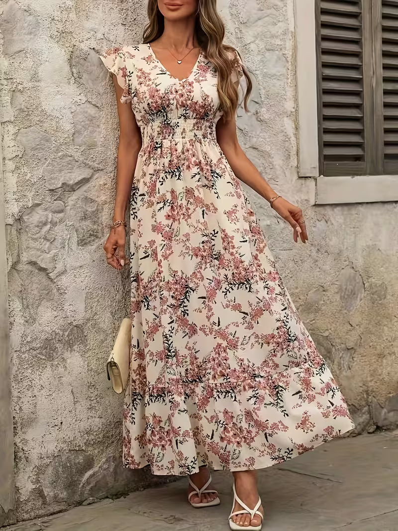 Robe à grande coupe évasée
