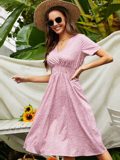 Robe à petites fleurs